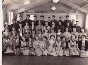 Irene and Kathleen Talbot mill 1950s